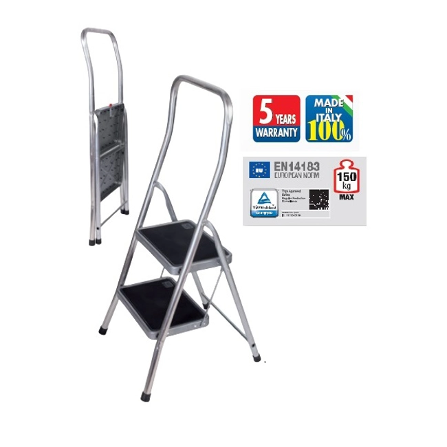 Vendita online Sgabello in alluminio Super Effe 2 gradini